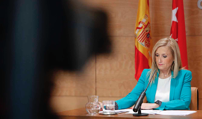 Cristina Cifuentes dimite como presidenta de la Comunidad de Madrid