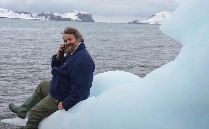 Juan Junoy, un alcalaíno en la Antártida