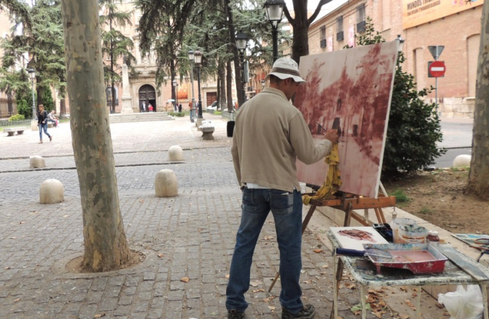 Ramón Córdoba gana el XIV certamen de pintura rápida al aire libre de Alcalá de Henares