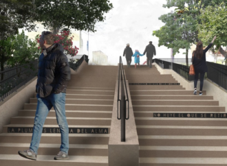 Terminadas las nuevas escaleras de la calle Alcor de Alcalá