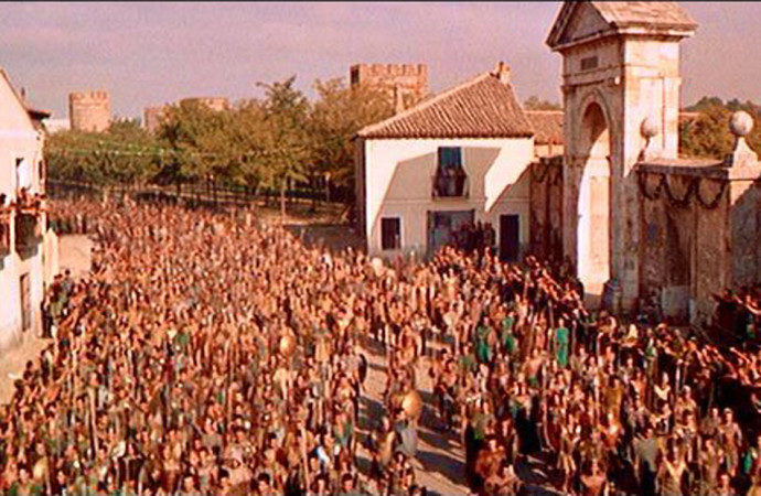 Muerte de Kirk Douglas: el día que “Espartaco” se rodó en Alcalá de Henares