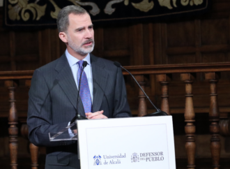 El Rey Felipe VI, este viernes 1 de octubre, en Alcalá de Henares. Entregará un galardón a Javier Solana