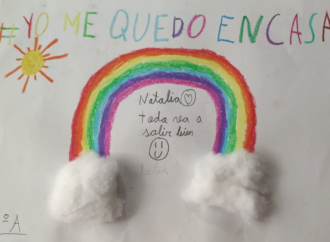 Así nos conciencian los niños del Colegio Infanta Catalina de Alcalá: ¡quédate en casa!