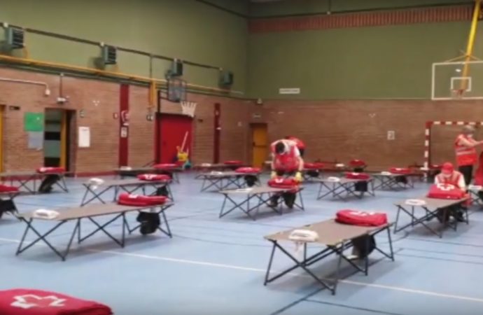 Cruz Roja de Guadalajara protege a los sintecho durante el estado de alarma