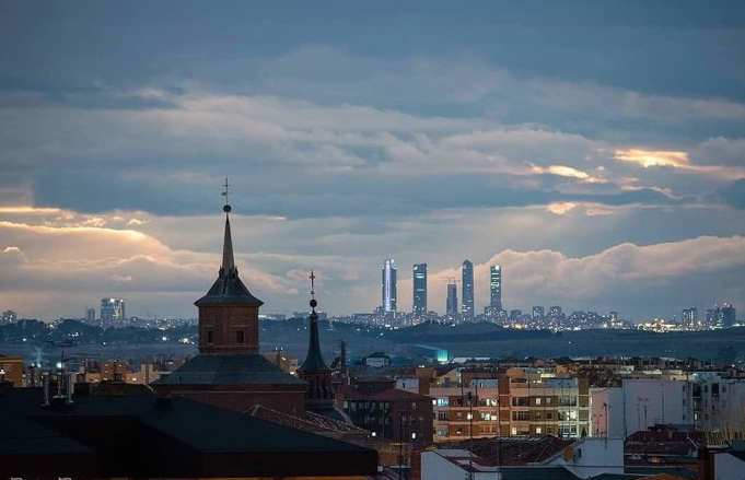 La espectacular foto de Alcalá y Madrid sin contaminación por el confinamiento