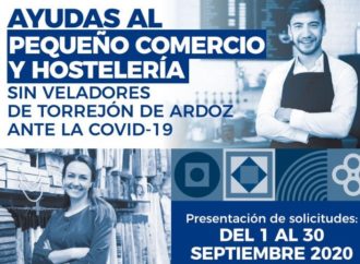 El 30 de septiembre finaliza el plazo para solicitar las ayudas que el Ayuntamiento de Torrejón ofrece al pequeño comercio y hostelería locales
