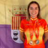 La ciclista Ania Horcajada, de Torrejón de Ardoz, campeona de España de velocidad en pista
