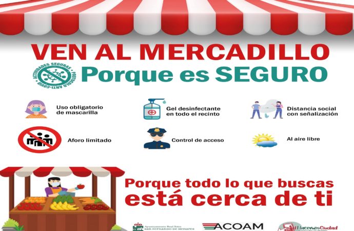 San Fernando promociona su mercadillo con una campaña con cartelería y en redes sociales