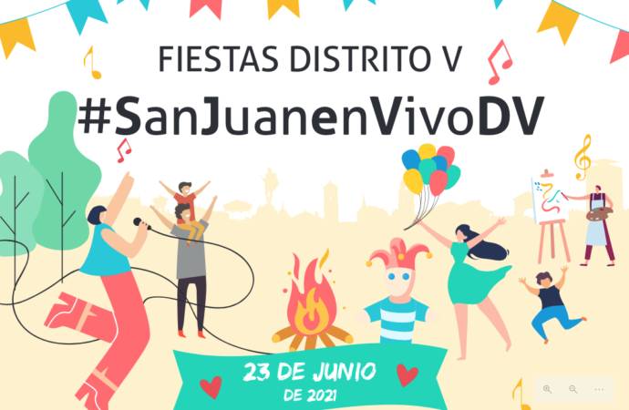 El Distrito V de Alcalá celebra este miércoles 23 las Fiestas de San Juan 