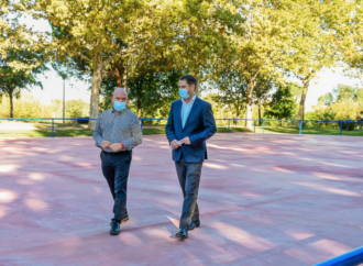 La pista de patinaje de Parque Fresnos en Torrejón ya luce como nueva, tras su remodelación integral