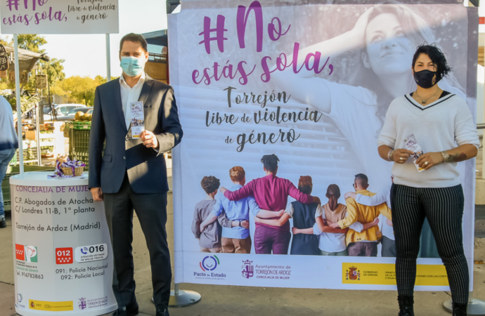 En marcha una campaña de prevención y sensibilización contra la violencia de género en Torrejón