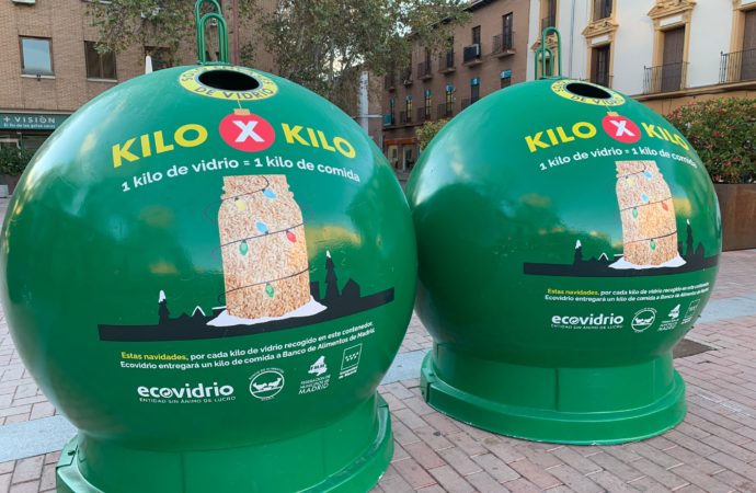 “1kg de vidrio por 1kg de alimentos”: nueva campaña solidaria en Alcalá de Henares