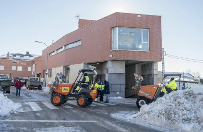 Dispositivo invernal en Marchamalo y recogida de sal gratuita para los vecinos