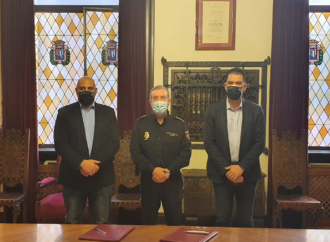 Policia Nacional y el Organismo Autónomo Ciudad Deportiva Municipal de Alcalá firman un convenio de colaboración para la utilización de las instalaciones deportivas municipales