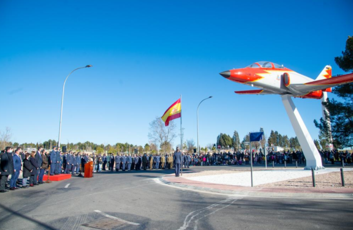 Inaugurada la nueva Glorieta del Ejército del Aire Español junto a la Ciudad del Aire de Alcalá de Henares