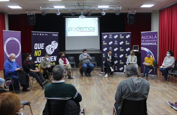 Encuentro sobre ludopatía, afectados y trabajo asociativo e institucional organizado por Podemos Alcalá