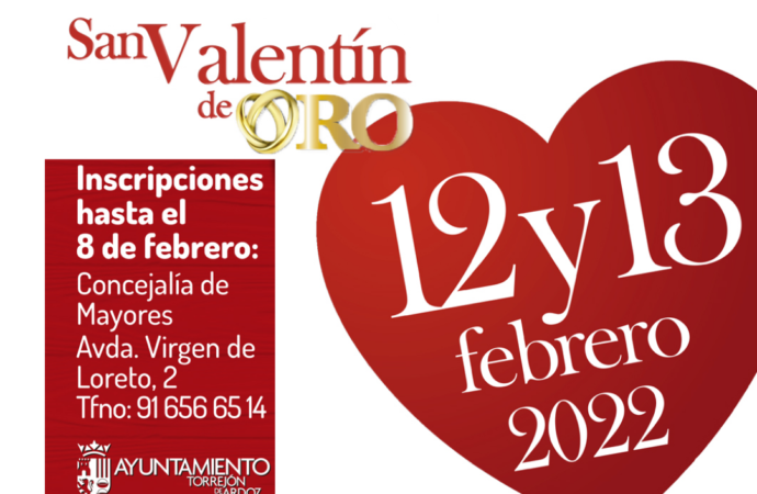 “San Valentín de Oro” en Torrejón: 50 años de convivencia que se celebrarán el sábado 12 de febrero