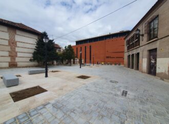 Avanzan las obras de peatonalización en la zona oeste del Casco Histórico de Alcalá de Henares