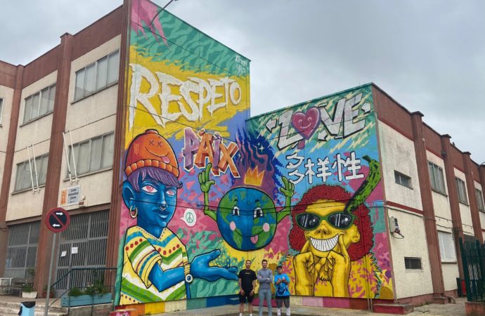 Nuevo arte mural en el Centro Sociocultural Zulema de Alcalá para reivindicar la interculturalidad 