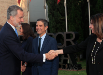 El Rey Felipe, en el Foro Internacional de Expansión que se celebra en el Parador de Alcalá de Henares