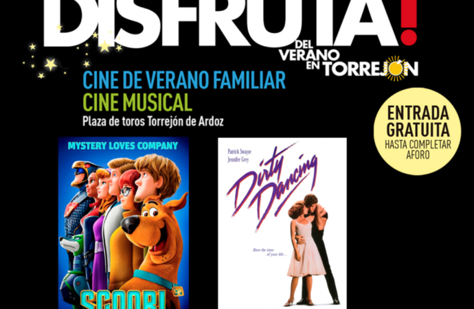 Programación Cine de Verano gratuito en Torrejón de Ardoz para este fin de semana
