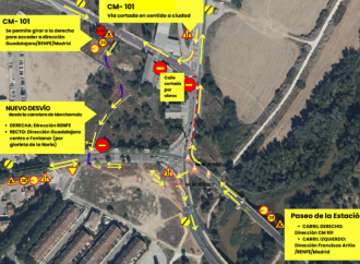 Cambios de tráfico en el entorno del puente árabe de Guadajalara por el desarrollo urbanístico del sector SUE 30 y la rotonda que conectará los dos puentes
