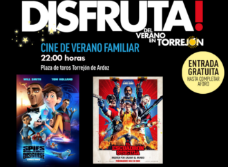 Cine de verano gratuito en Torrejón para este fin de semana 19 y 20 de agosto