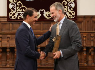 Rafa Nadal recibe de manos del Rey Felipe VI el Premio Camino Real en Alcalá de Henares