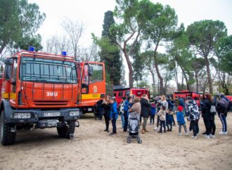 Gran exhibición de vehículos de la UME en el Parque O´Donnell de Alcalá