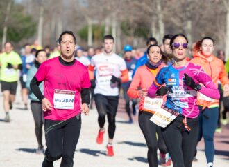 Cerca de 600 corredores en el primer cross del 2023 celebrado en el Parque de Espartales de Alcalá de Henares