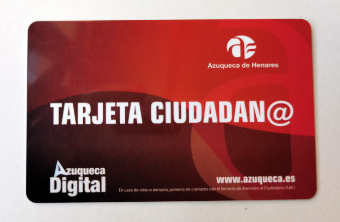 Nueva Tarjeta Ciudadana virtual lanzada por el Ayuntamiento de Azuqueca de Henares