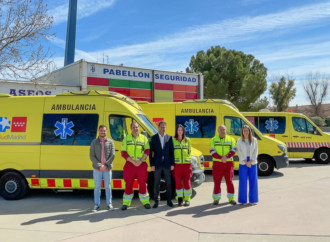 Las ambulancias del SUMMA de la Zona Este de Madrid vuelven a su sede en Torrejón de Ardoz