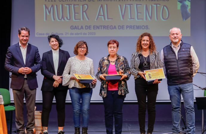 María Llanos gana el VIII Certamen Literario de Narrativa “Mujer al viento” de Torrejón de Ardoz
