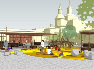 Así será la plaza de San Lucas de Alcalá con zona de juegos, quiosco y nuevos accesos