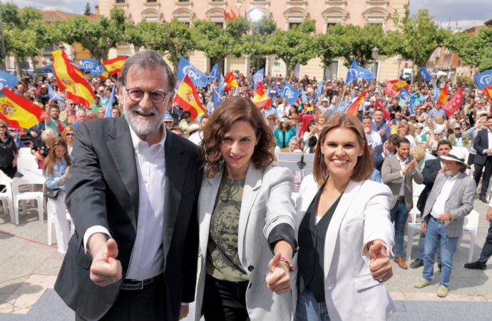 Elecciones / Ayuso y Rajoy respaldan a Judith Piquet en busca de la victoria electoral en Alcalá de Henares