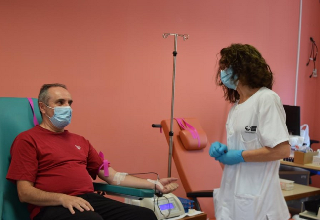 El «maratón» de donación de sangre del Hospital de Alcalá contó con la participación de 125 personas