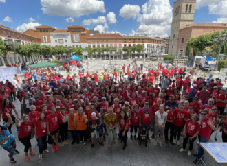 Última ruta del Camino de Cervantes que salió desde el Hospital de Torrejón y terminó en la Plaza Mayor