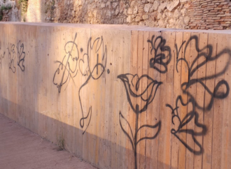 Nuevo episodio de grafitis en el Alcázar de Guadalajara. Se busca al autor tras denunciarlo a la Fiscalía