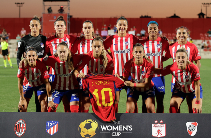 Fútbol Femenino: Jenni Hermoso, protagonista en Alcalá, en la final que se llevó el Atleti ante el Milan (1-0)