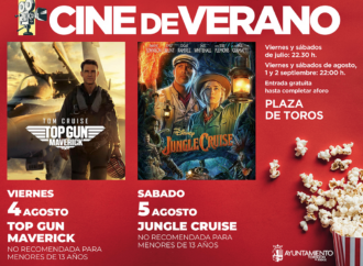 Cine de verano gratuito en Torrejón para este viernes y sábado: Top Gun y Jungle Cruise