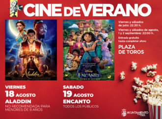 Cine de Verano gratis en Torrejón este fin de semana: Aladdin y Encanto