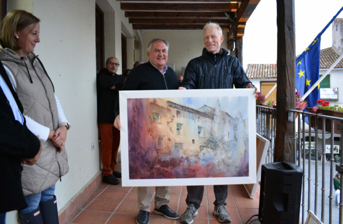 El pintor Justin Philip Williams se alzó con el primer premio del Concurso de Pintura Rápida en Horche