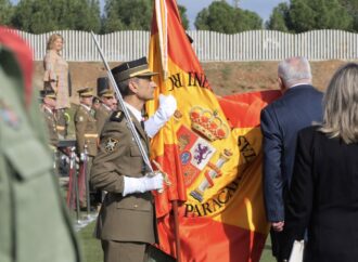 Jordana histórica del Ejército y la BRIPAC en Alovera con exhibiciones y jura de bandera