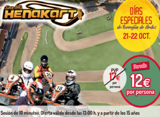 Días Especiales de Torrejón de Ardoz en el circuito de karts Henakart, con precios reducidos para los torrejoneros