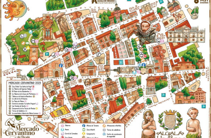 ¿Sabes dónde poder aparcar en el Mercado Cervantino de Alcalá 2023?