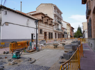 Así van las obras de Revitalización de la Zona Centro en la calle Cristo de Torrejón de Ardoz