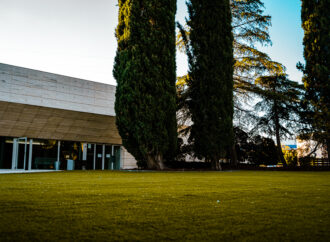 Renovación de la pradera del cementerio municipal en San Fernando de Henares