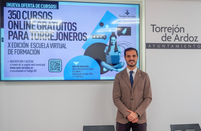 350 cursos online gratuitos dentro de la nueva edición de la Escuela Virtual de Formación de Torrejón
