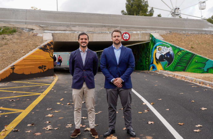 Inaugurado el nuevo paso subterráneo de Fresnos en Torrejón, bajo la M206-Avenida de la Luna