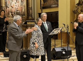 Pregón de Navidad en Guadalajara: pregonero, el rector de la Universidad de Alcalá, José Vicente Saz